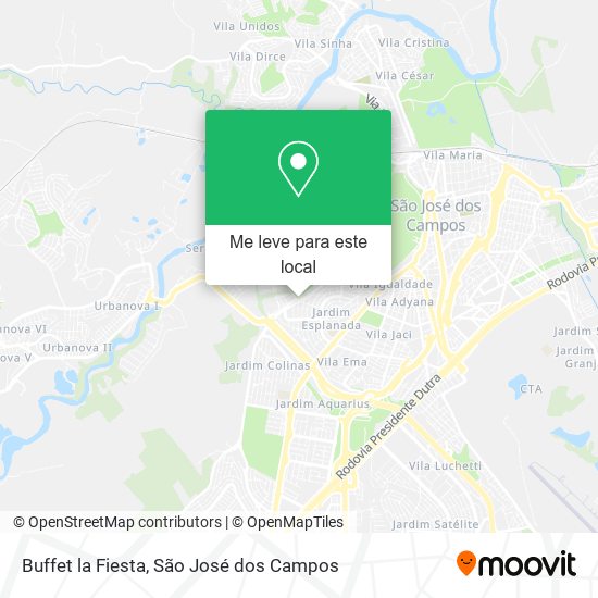 Buffet la Fiesta mapa