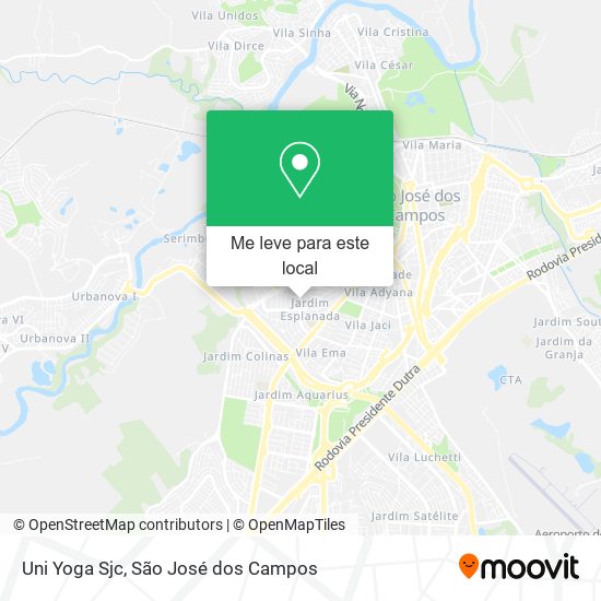 Uni Yoga Sjc mapa