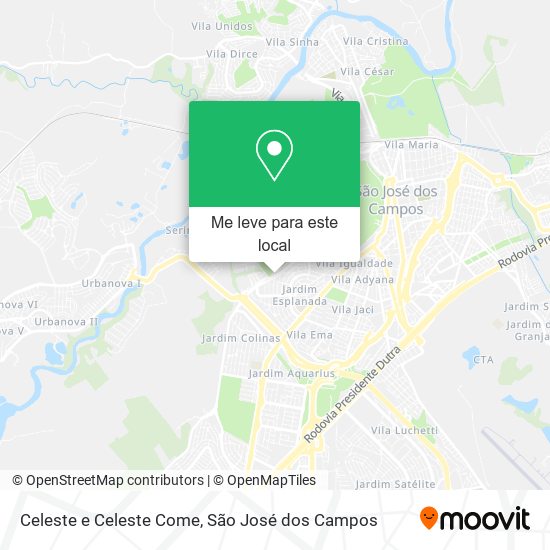 Celeste e Celeste Come mapa