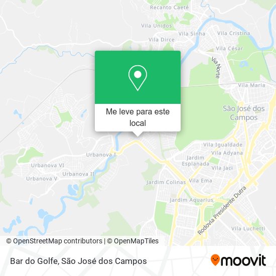 Bar do Golfe mapa