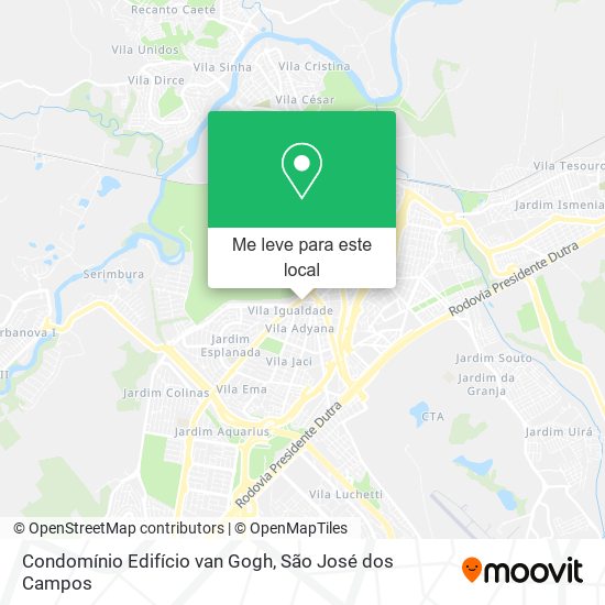 Condomínio Edifício van Gogh mapa