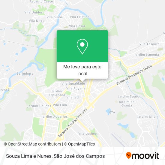 Souza Lima e Nunes mapa