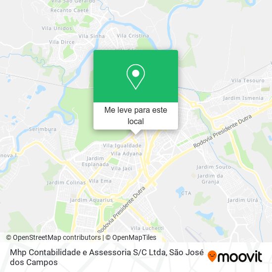 Mhp Contabilidade e Assessoria S / C Ltda mapa