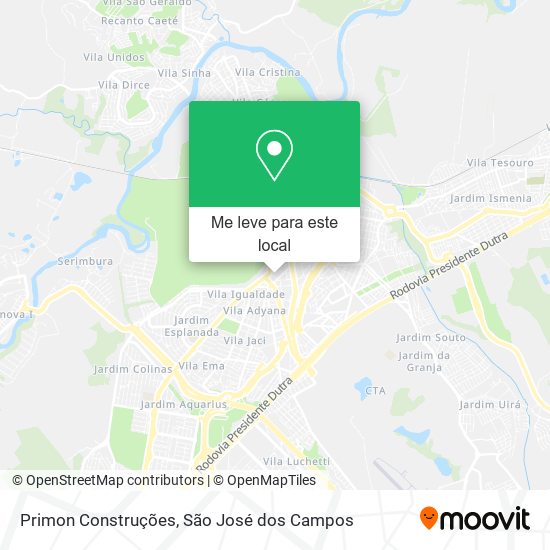 Primon Construções mapa