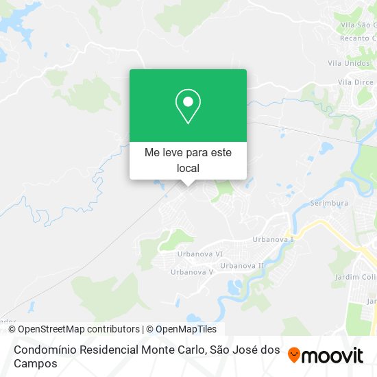 Condomínio Residencial Monte Carlo mapa