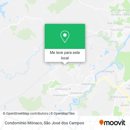 Condomínio Mônaco mapa