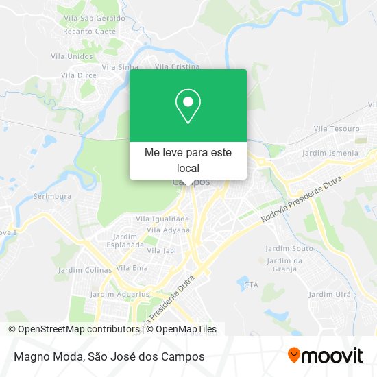 Magno Moda mapa