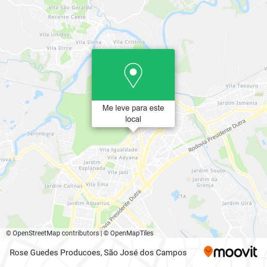 Rose Guedes Producoes mapa