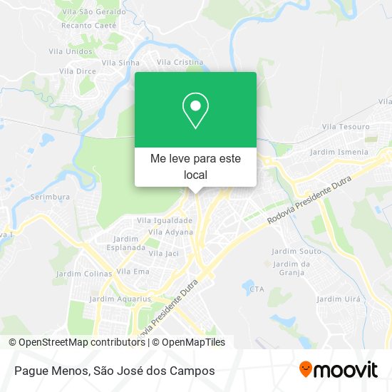 Pague Menos mapa