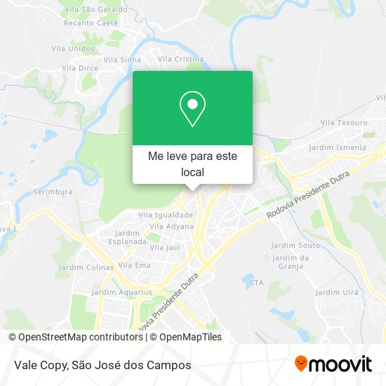 Vale Copy mapa