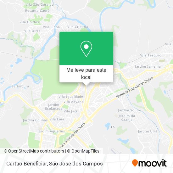 Cartao Beneficiar mapa