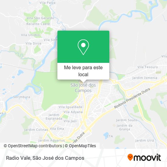 Radio Vale mapa