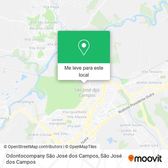 Odontocompany São José dos Campos mapa