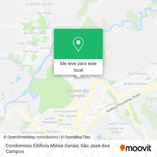Condominio Edificio Minas Gerais mapa