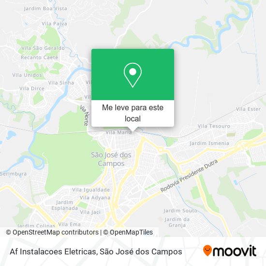 Af Instalacoes Eletricas mapa