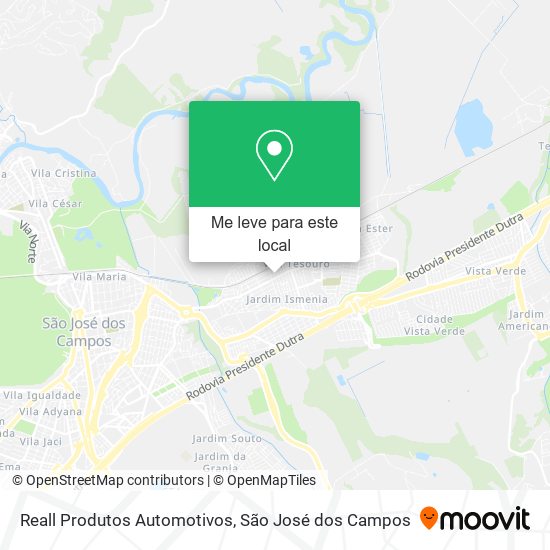 Reall Produtos Automotivos mapa