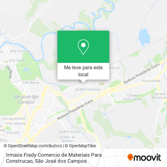 Irmaos Fredy Comercio de Materiais Para Construcao mapa