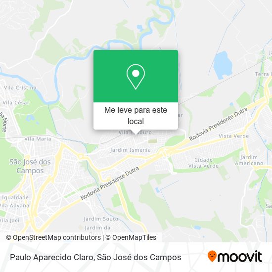 Paulo Aparecido Claro mapa