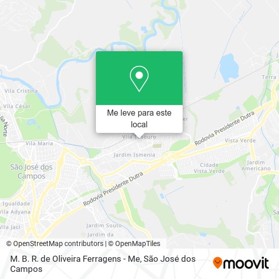 M. B. R. de Oliveira Ferragens - Me mapa