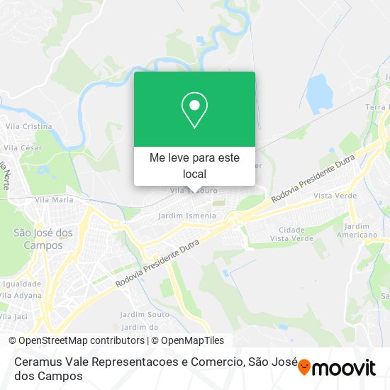 Ceramus Vale Representacoes e Comercio mapa