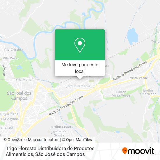 Trigo Floresta Distribuidora de Produtos Alimenticios mapa