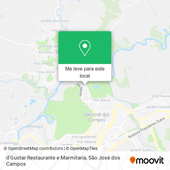 d'Gustar Restaurante e Marmitaria mapa