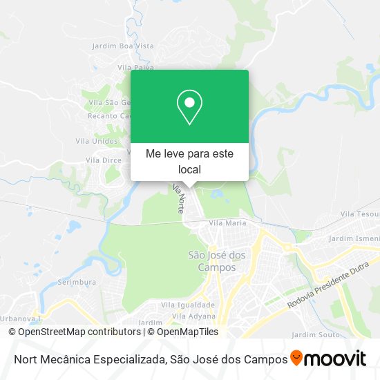 Nort Mecânica Especializada mapa