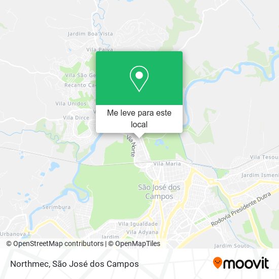 Northmec mapa