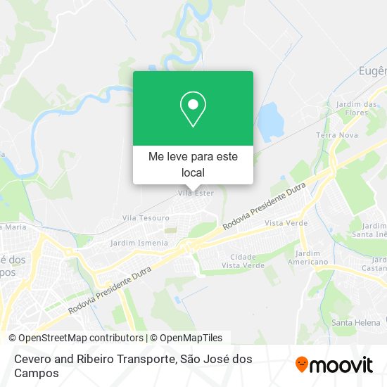 Cevero and Ribeiro Transporte mapa