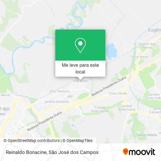 Reinaldo Bonacine mapa