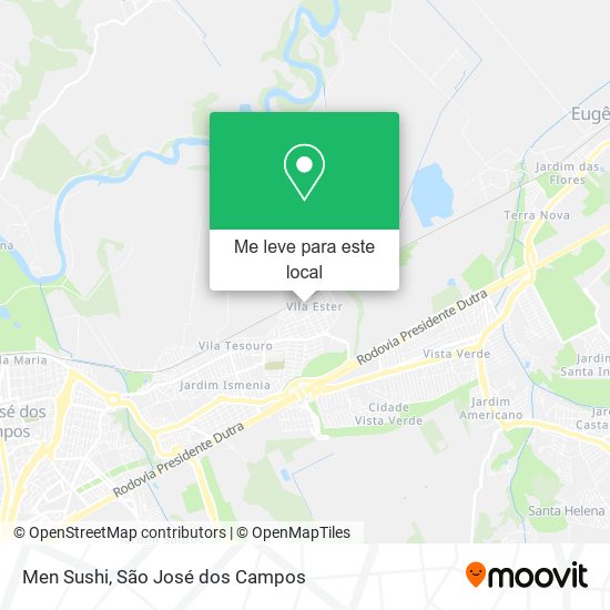 Men Sushi mapa