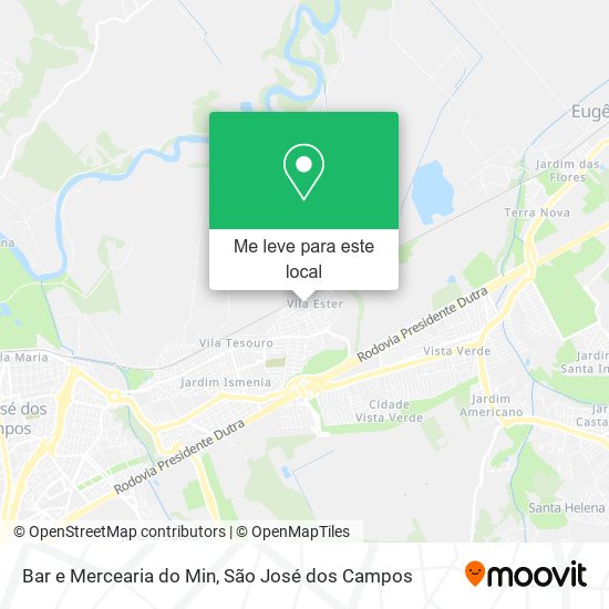 Bar e Mercearia do Min mapa