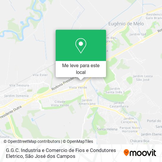 G.G.C. Industria e Comercio de Fios e Condutores Eletrico mapa