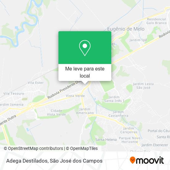 Adega Destilados mapa