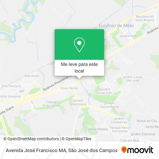 Avenida José Francisco MA mapa