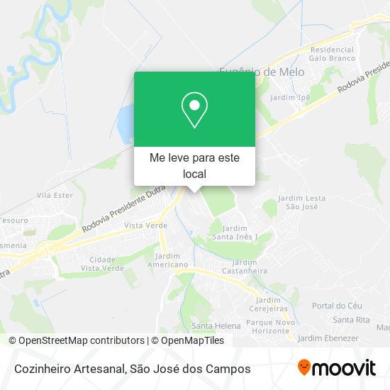 Cozinheiro Artesanal mapa