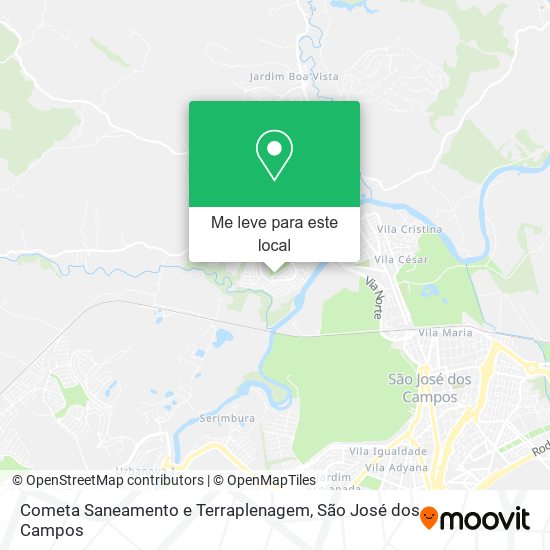 Cometa Saneamento e Terraplenagem mapa