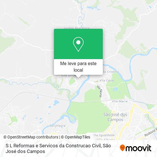 S L Reformas e Servicos da Construcao Civil mapa