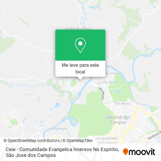 Ceie - Comunidade Evangelica Imersos No Espirito mapa