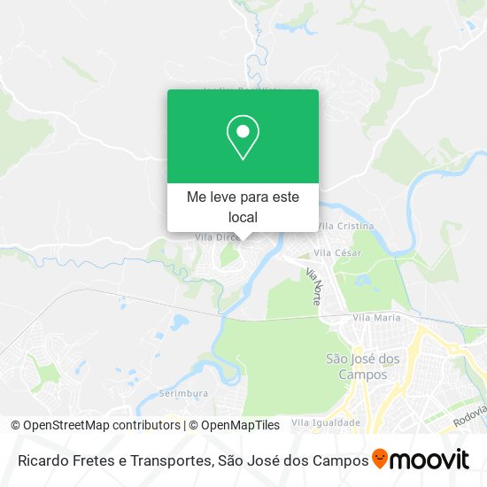 Ricardo Fretes e Transportes mapa