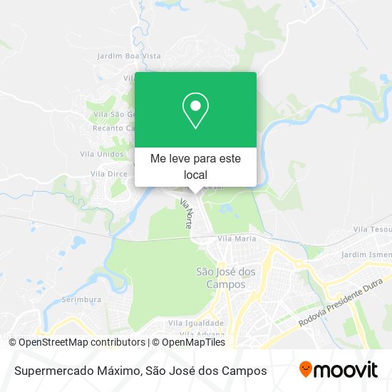 Supermercado Máximo mapa