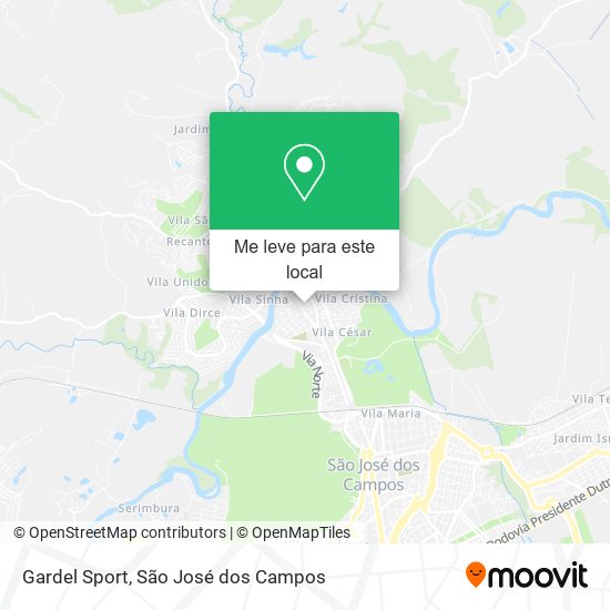Gardel Sport mapa