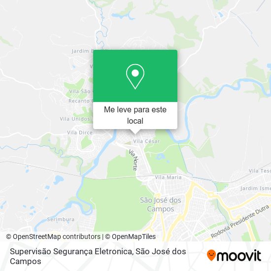 Supervisão Segurança Eletronica mapa