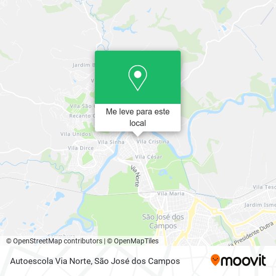 Autoescola Via Norte mapa