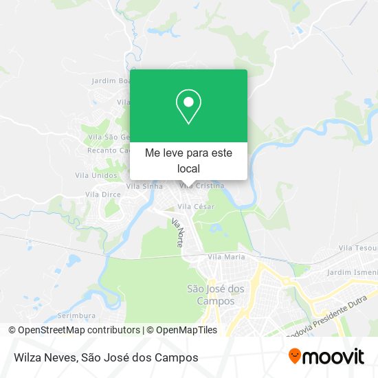 Wilza Neves mapa