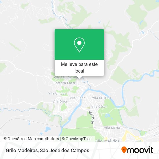 Grilo Madeiras mapa