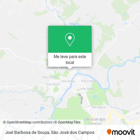 Joel Barbosa de Souza mapa