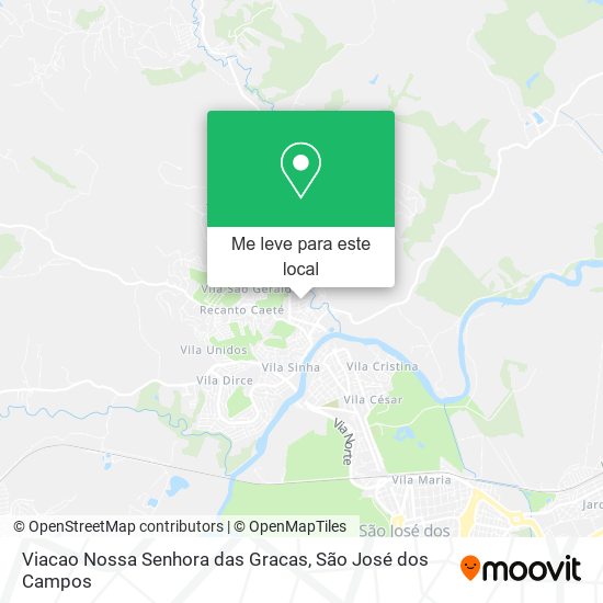 Viacao Nossa Senhora das Gracas mapa