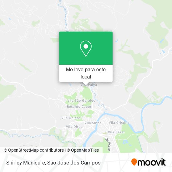 Shirley Manicure mapa