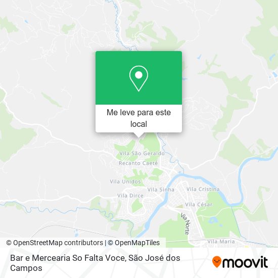 Bar e Mercearia So Falta Voce mapa